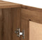 vidaXL - Dressoir - 69,5x34x90 - cm - bewerkt - hout - artisanaal - eikenkleur