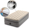 Intex Prime Comfort - Luchtbed - 51 cm hoog met ingebouwde pomp - Grijs/beige
