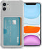 iMoshion Hoesje Geschikt voor iPhone 11 Hoesje Met Pasjeshouder - iMoshion Softcase Backcover met pashouder 3.0 - Transparant