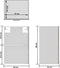 vidaXL - Hangkast - Lyon - 40x31x60 - cm - bewerkt - hout - betongrijs