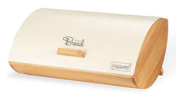 Maestro MR-1775-IVORY - Broodtrommel - Ivoor Hout Bamboo Metaal