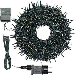 Lotti 74835 - LED lichtsnoer - 1000 LEDs met 7 lichteffecten - warm wit en amber