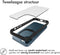 iMoshion Hoesje Geschikt voor iPhone 12 Pro / 12 Hoesje - iMoshion Rugged Hybrid Case - Zwart / Transparant
