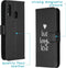 iMoshion Hoesje Geschikt voor Samsung Galaxy A20e Hoesje Met Pasjeshouder - iMoshion Design Softcase Bookcase - Wit / Zwart / Live Laugh Love