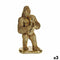 Decoratieve figuren Gorilla Saxofoon Gouden 18,5 x 38,8 x 22 cm (3 Stuks)