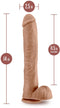 Realistische Dildo Blush Au Naturel TPE Ø 6,3 cm