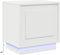 vidaXL - Nachtkastje - met - LED - Verlichting - Wit - 44x34,5x45 - cm