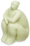 Decoratieve figuren Groen Dolomite 18 x 30 x 19 cm (4 Stuks) Vrouw Zittend