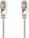 CAT5e Netwerkkabel - S/UTP - RJ45 Male - RJ45 Male - 3.00 m - Rond - LSZH / PVC - Grijs - Polybag