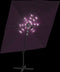 vidaXL - Zweefparasol - met - LED-verlichting - 400x300 - cm - bordeauxrood