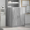 vidaXL - Wasmachinekast - 71x71,5x91,5 - cm - grijs - sonoma - eikenkleurig