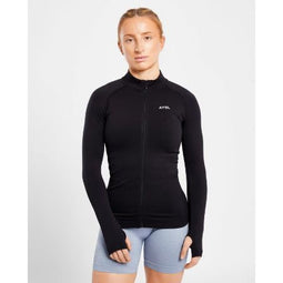 AYBL Essential Seamless Zip Jacket black - maat L