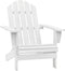 vidaXL - Tuinstoel - hout - wit