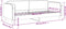 vidaXL - Slaapbank - 80x200 - cm - stof - taupe