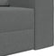 vidaXL - Vloersofa - Bed - 2-in-1 - Donkergrijs - 245x150x60,5 - cm - Stof