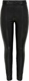 ONLY ONLJESSIE FAUXLEATHER LEGGING OTW NOOS - Imitatieleren broek - Slim fit - Zwart
