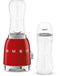 SMEG PBF01RDEU - Personal Blender - 2 snelheden - Rood