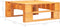 vidaXL - Tuinhocker - pallet - hout - honingbruin