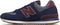New Balance ML574 D - Heren Sneakers - Suède en mesh - Navy/Bordeaux