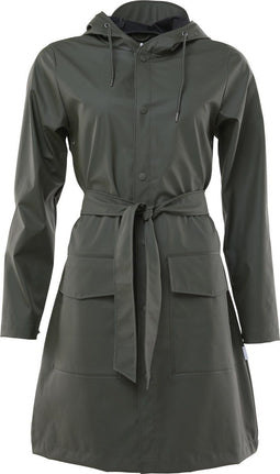 Rains Belt Jacket - Regenjas Unisex - Riem in taille - Maat S/M