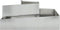 vidaXL - Tuinplanter - 100x100x50 - cm - Gegalvaniseerd - Staal
