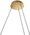 Steinhauer Ringlux 3676GO - Hanglamp - LED ring Ø100 - Goud
