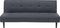 VISBY - Slaapbank 3-zits - Donkergrijs - Polyester