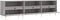 vidaXL - Tv-meubel - 150x30x44,5 - cm - bewerkt - hout - grijs - sonoma - eikenkleurig