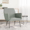 vidaXL Fauteuil 62x79x79 cm fluweel lichtgrijs