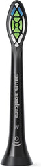 Philips Sonicare Optimal White W2 - Opzetborstels voor Elektrische Tandenborstel - Wittere tanden - Zwart (2 stuks)