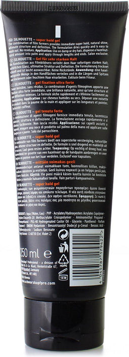 Extreme Hold Gel Schwarzkopf Silhouette (250 ml)