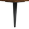 vidaXL - Nachtkastje - 40x35x47,5 - cm - bewerkt - hout - bruin - eikenkleur