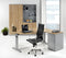 Hoogte verstelbare T-poot wingbureau Work breed 160CM diep 120CM bladkleur Speciale Kleur framekleur Wit (RAL9010) wingzijde Links