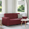 vidaXL - Love - Seat - Bank - Wijnrood - 140 - cm - Kunstleder