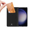 Dux Ducis - Geschikt voor Samsung Galaxy S24 - Slim bookcase hoesje - Zwart