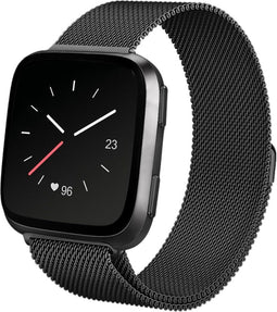 iMoshion Bandje Geschikt voor Fitbit Versa Lite / Versa 2 - iMoshion Milanese Watch bandje - Zwart