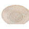 Middenstuk Home ESPRIT Wit Natuurlijk Bamboe Rotan 35 x 35 x 8 cm (2 Onderdelen)