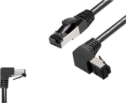 BKL Electronic 144021 RJ45 Netwerkkabel, patchkabel CAT 8.1 S/FTP 5 m Zwart Halogeenvrij 1 stuk(s)