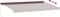 vidaXL - Luifel - handmatig - uittrekbaar - met - LED's - 600x350 - cm - bruin