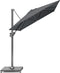 Platinum Sun & Shade – Zweefparasol – Voyager T¹ - 300x200cm – Antraciet – Kantelbaar – 360° Draaibaar – 96% UV protectie
