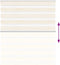 vidaXL - Zebra - rolgordijn - 125x100 - cm - stofbreedte - 120,9 - cm - marmerbeige