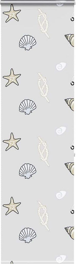 vidaXL - Doucherolgordijn - met - cassette - 80x240 - cm - stofbreedte - 76 - cm