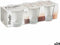 Glazenset Transparant Glas (90 ml) (24 Stuks)