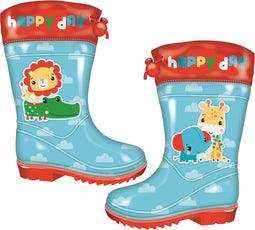 Fisher-price Regenlaarzen Junior Pvc Lichtblauw/rood Maat 24