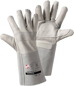 L+D worky RAZZO 1826 Lashandschoen Runder nerfleer Maat (handschoen): Universeel EN 12477-A, EN 388, EN 407 Cat II 1 pa