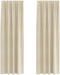 vidaXL - Blackout - Gordijnen - met - Boven - Tape - 2 - stuks - Crème - Velvet