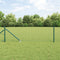 vidaXL - Hekpoorten - met - Spie - 13 - st - Ø32 - mm - 80 - cm - Gegalvaniseerd - Staal