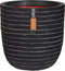 Capi Europe - Bloempot bol Row NL - 35x34 - Antraciet - Opening Ø29 - Bloempot voor binnen en buiten - Levenslang garantie - Breukbestendig - 100% Recyclebaar - CO2 Neutraal geproduceerd - KRWZ932