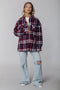 Colourful Rebel Stella Rebelle - Check Teddy Trucker Jas - Loose fit - Maat L