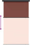 vidaXL - Balkonscherm - 165x250 - cm - bruin